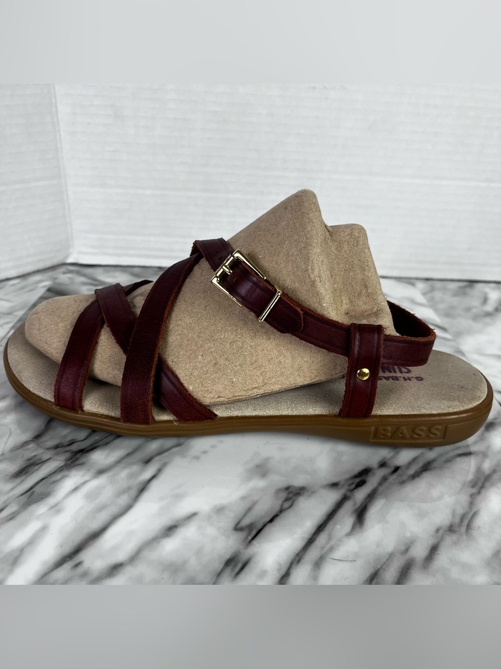 GH Bass & Co Sunjuns Margie strappy leather sandal shoes